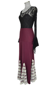 noleggio-abito-flamenco-donna-bordeaux-nero_2