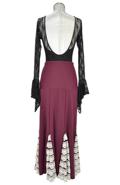 noleggio-abito-flamenco-donna-bordeaux-nero_3