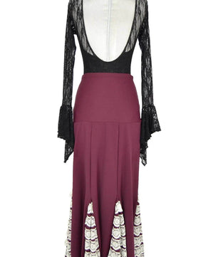 noleggio-abito-flamenco-donna-bordeaux-nero_3