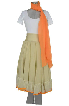 noleggio-gonna-beige-donna-balza-arancio-elegante_1