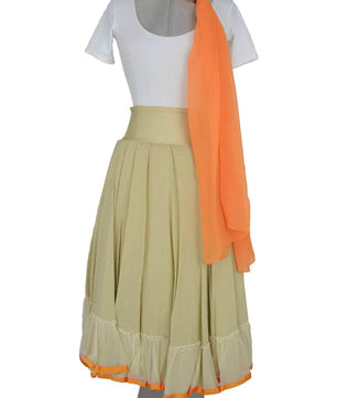 noleggio-gonna-beige-donna-balza-arancio-elegante_1