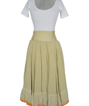 noleggio-gonna-beige-donna-balza-arancio-elegante_2