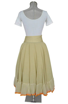 noleggio-gonna-beige-donna-balza-arancio-elegante_4