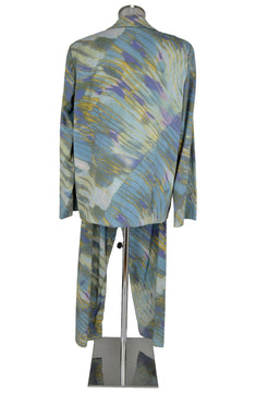 Noleggio completo teatrale uomo fantasia astratta colorata-carnevale