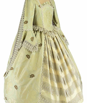 Noleggio abito donna dama del '700 floreale - storico - carnevale