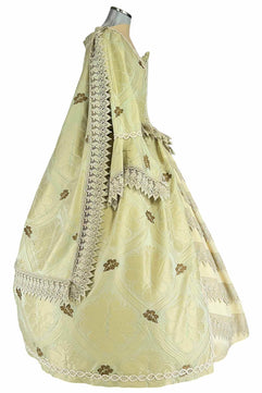 Noleggio abito donna dama del '700 floreale - storico - carnevale