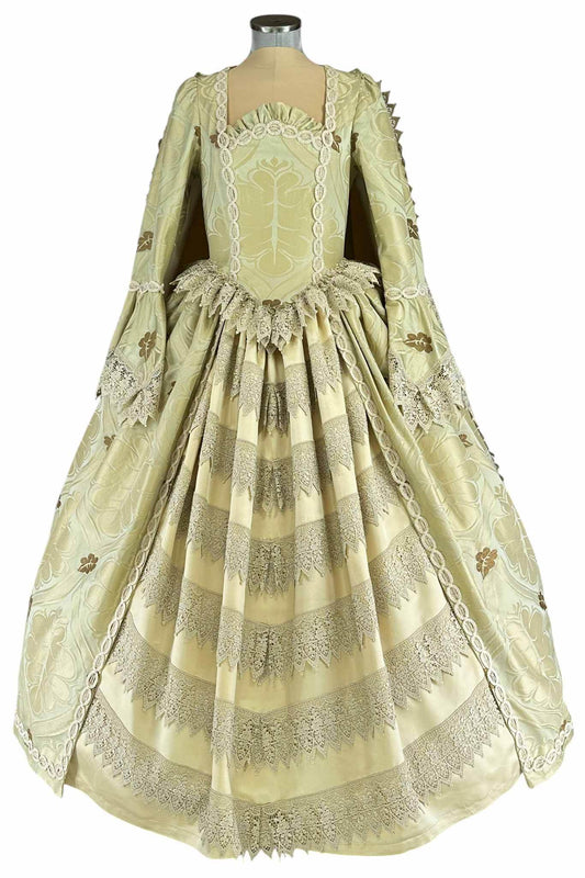 Noleggio abito donna dama del '700 floreale - storico - carnevale