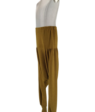 Noleggio Pantaloni Harem in Velluto Ocra unisex - danza