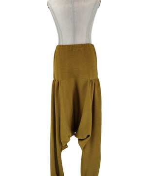 Noleggio Pantaloni Harem in Velluto Ocra unisex - danza