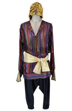 Noleggio abito orientale uomo con turbante per Carnevale