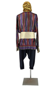 Noleggio abito orientale uomo con turbante per Carnevale