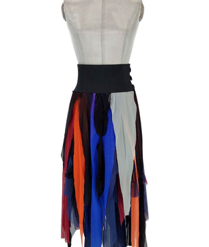 Noleggio Gonna Asimmetrica Multicolore Donna strega - danza