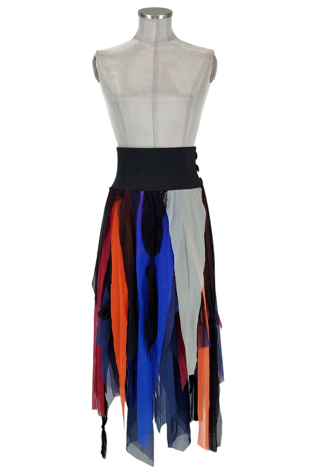Noleggio Gonna Asimmetrica Multicolore Donna strega - danza