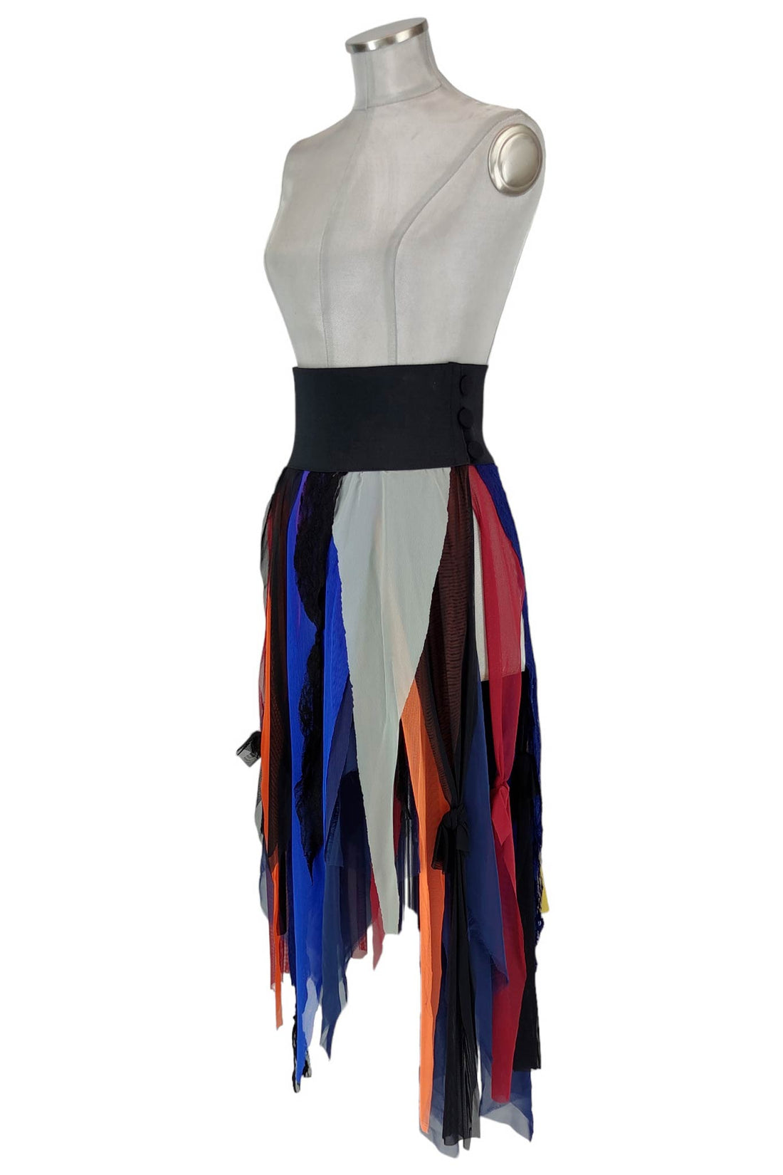 Noleggio Gonna Asimmetrica Multicolore Donna strega - danza