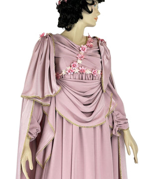Noleggio Abito Storico da Dea Greca in Rosa per Donna