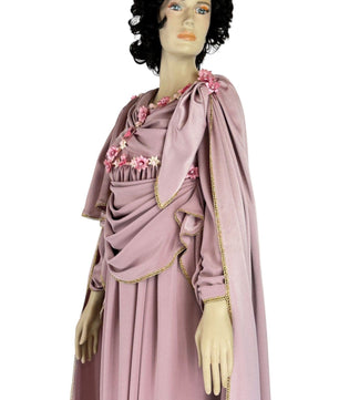 Noleggio Abito Storico da Dea Greca in Rosa per Donna