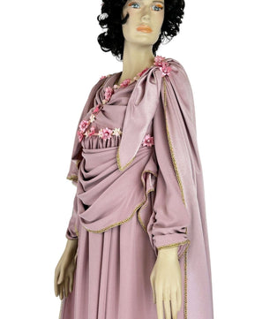 Noleggio Abito Storico da Dea Greca in Rosa per Donna