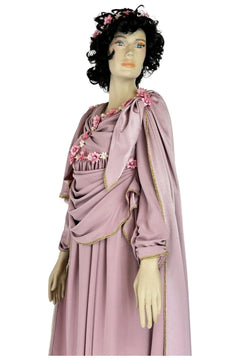 Noleggio Abito Storico da Dea Greca in Rosa per Donna