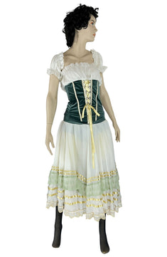 Noleggio Abito Storico donna Contadina in Velluto - rievocazioni