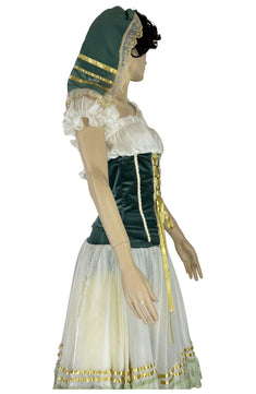 Noleggio Abito Storico donna Contadina in Velluto - rievocazioni