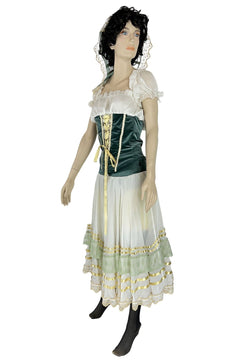 Noleggio Abito Storico donna Contadina in Velluto - rievocazioni