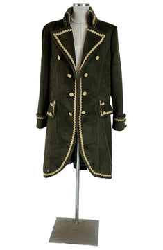 Noleggio Giacca Storica Militare uomo in Velluto con Dettagli Dorati