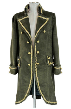 Noleggio Giacca Storica Militare uomo in Velluto con Dettagli Dorati