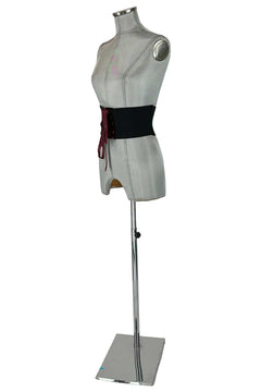 noleggio-corsetto-donna-nero-seta-borgogna_2