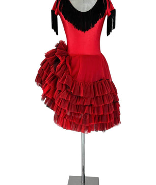 noleggio-abito-ballo-rosso-donna-rouches-frange_1