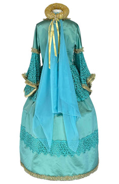 Noleggio Abito Rinascimentale donna in Seta e Pizzo - Storico