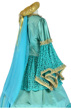 Noleggio Abito Rinascimentale donna in Seta e Pizzo - Storico