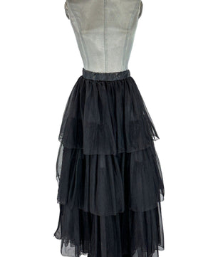 Noleggio Gonna a Strati in Tulle Nero donna - Eleganza senza tempo