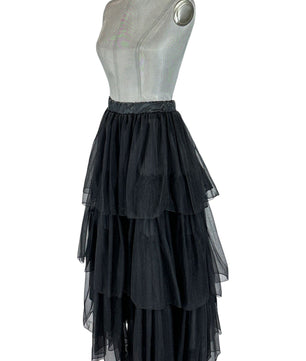 Noleggio Gonna a Strati in Tulle Nero donna - Eleganza senza tempo