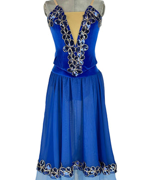 Noleggio Abito Blu da Ballo donna - Eleganza e Raffinatezza