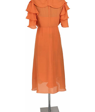 noleggio-abito-donna-elegante-arancione-volant_3