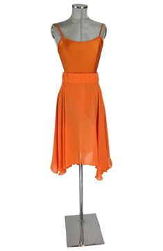 noleggio-abito-donna-elegante-arancione-volant_4