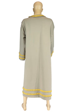 Noleggio tunica storica uomo con bordature oro per rievocazioni ###