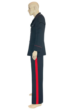 noleggio-uniforme-militare-uomo-nera-bande-rosse_3