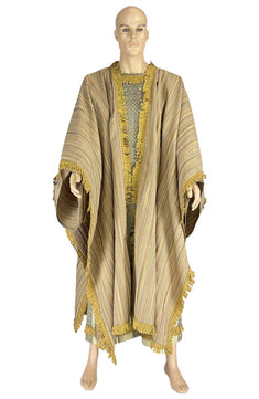 Noleggio tunica uomo storica con mantello e rifiniture oro-Rievocazioni ###