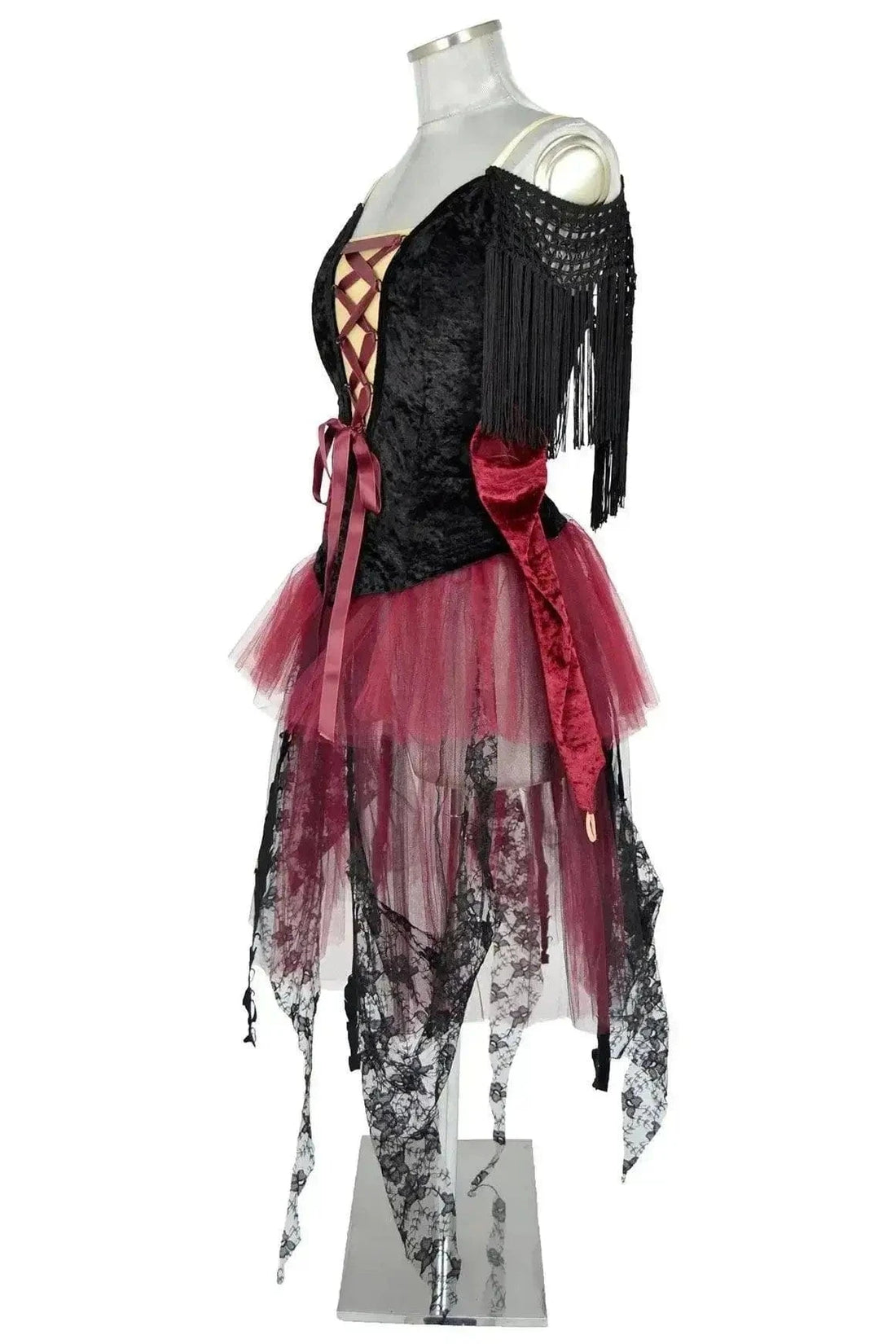 Noleggio abito donna vintage con corsetto e tulle-Halloween