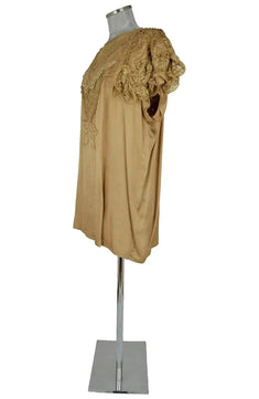Noleggio abito donna vintage beige ricamato - Eleganza rétro