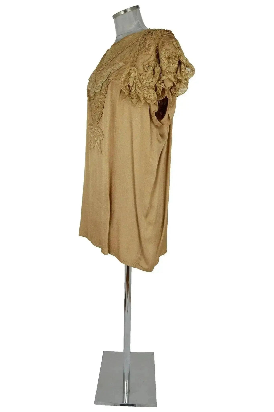Noleggio abito donna vintage beige ricamato - Eleganza rétro
