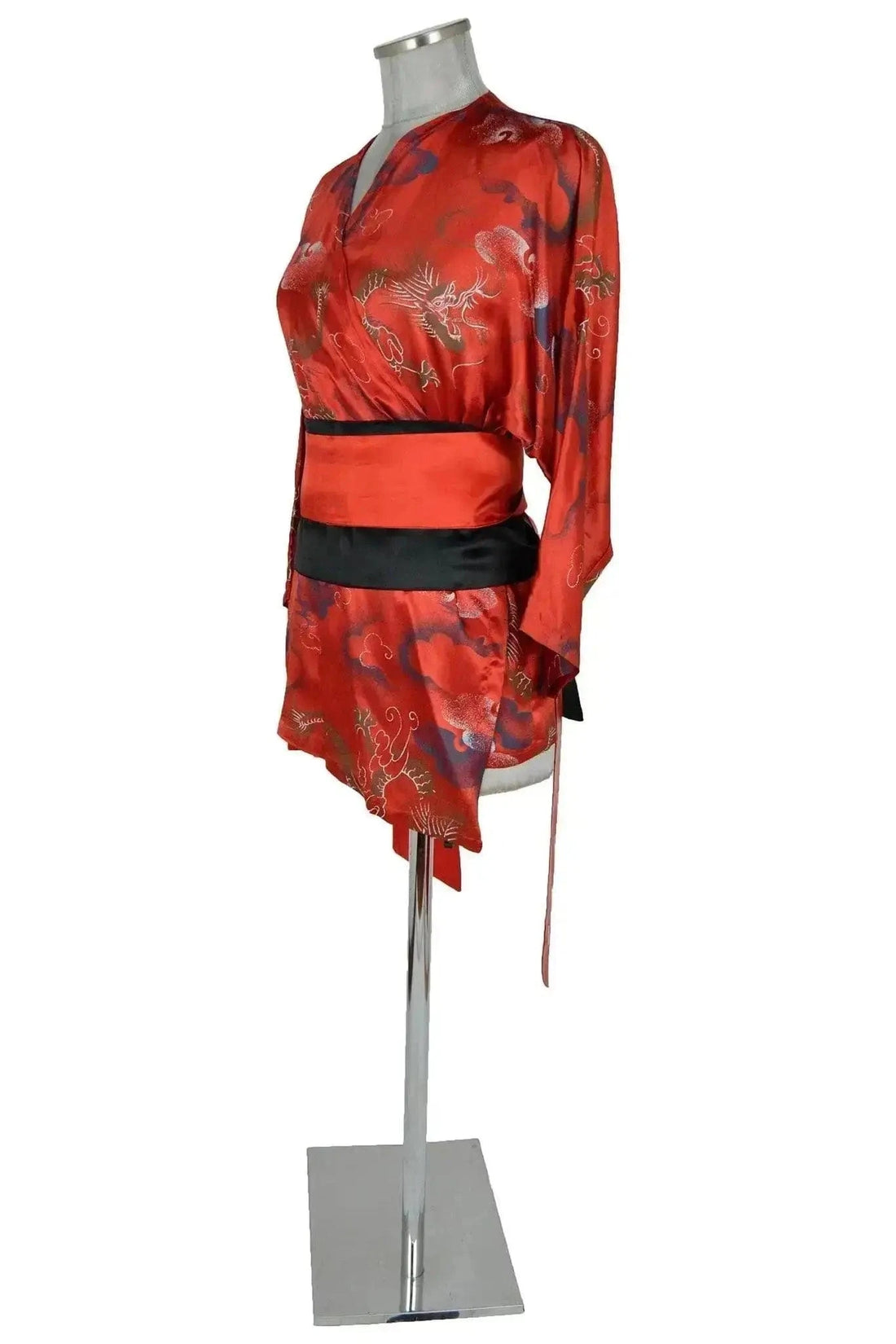 Noleggio kimono rosso unisex per eventi e rievocazioni-orientale