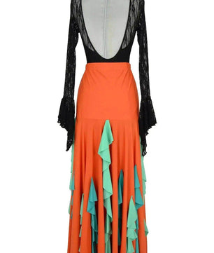 noleggio-abito-donna-flamenco-balze-arancione-verde_3