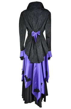Noleggio Costume Strega Gotica Viola Donna - Carnevale-Halloween