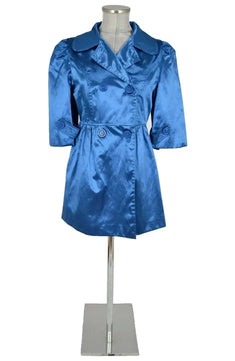 Noleggio giacca satinata blu donna - Eleganza per eventi