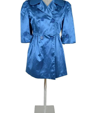Noleggio giacca satinata blu donna - Eleganza per eventi