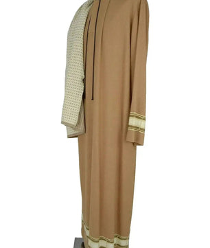 Noleggio Tunica Uomo in Stile Tradizionale Dettagli Beige-Rievocazioni ###