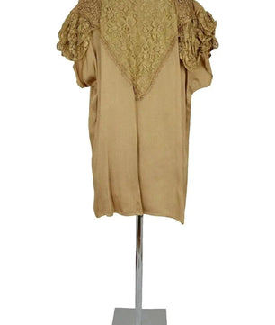 Noleggio abito donna vintage beige ricamato - Eleganza rétro