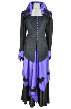 Noleggio Costume Strega Gotica Viola Donna - Carnevale-Halloween